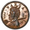 Image 1 : New Zealand, copper fourpence token, 1905, Wanganui Cosmopolitan Club.