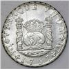 Image 2 : Lima, Peru, pillar 8 reales, Ferdinand VI, 1757JM, dots over both mintmarks.