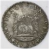 Image 2 : Lima, Peru, pillar 8 reales, Charles III, 1771JM, dot over left mintmark only.