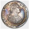 Image 1 : Lima, Peru, bust 2 reales, Charles IV, 1804JP.