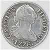 Image 1 : Seville, Spain, bust 2 reales, Charles III, 1776CF.