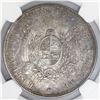 Image 1 : Uruguay (struck in Paris), 1 peso, 1877-A, NGC AU 53.