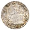 Image 1 : Potosi, Bolivia, 1 sol-sized silver proclamation medal, 1854, Belzu, NGC MS 63, ex-Reinhart, ex-Coto