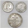 Image 2 : Lot of three Potosi, Bolivia, silver proclamation medals, 1866-68, ex-Cotoca: 1/4 melgarejo; 1/8 mel