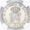 Image 1 : Guanabacoa, Cuba, silver proclamation medal, Isabel II, 1834, NGC AU 58.