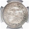 Image 2 : Santa Maria del Rosario, Cuba, silver proclamation medal, Isabel II, 1834, NGC AU 58, finest and onl