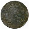 Image 2 : Great Britain, copper-alloy medal, Admiral Vernon, 1739, Porto Bello.