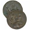 Image 1 : Lot of two Great Britain copper-alloy medals of Admiral Vernon / Lezo: 1739, Porto Bello; 1741, Cart