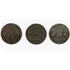 Image 2 : Lot of three Great Britain copper-alloy medals of Admiral Vernon, 1739, Porto Bello / Commodore Brow