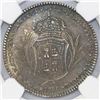 Image 1 : Campeche, Mexico, 2 reales-sized silver proclamation medal, Charles IV, 1790, NGC AU 50, finest and 
