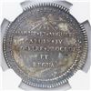 Image 2 : Campeche, Mexico, 2 reales-sized silver proclamation medal, Charles IV, 1790, NGC AU 50, finest and 