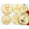 Image 1 : Lot of six gilt Venezuelan medals awarded to former president Carlos Andres Perez, 1975-91.