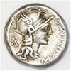 Image 1 : Roman Republic, AR denarius, M. Cipius, 115-114 BC.