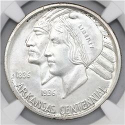 USA (Philadelphia mint), half dollar, 1935, Arkansas, NGC MS 64.
