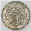 Image 1 : USA (Philadelphia mint), nickel 5 cents "shield nickel," 1866.