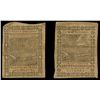 Image 2 : Lot of two Pennsylvania, Oct. 1, 1773-dated notes: 20 shillings, serial 1195, and 15 shillings, seri
