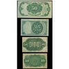 Image 2 : Lot of four USA (Washington, D.C.) fractional notes, 1862-63.