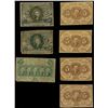Image 1 : Lot of seven USA (Washington, D.C.) fractional notes, 1862-63.