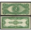 Image 2 : Lot of two USA (Washington, D.C.), Speelman-White notes: Legal Tender, $2, series of 1917, serial D2