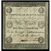 Image 1 : Buenos Aires, Argentina, Provincia de Buenos Aires, 1 peso, 1-1-1844, serial 910114.