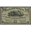 Image 1 : Buenos Aires, Argentina, Banco Nacional, 1-8-1873, series B, serial 86255.