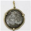 Image 2 : Potosi, Bolivia, cob 2 reales, Philip II, assayer B (3rd period), Grade 2, from the Atocha (1622), t