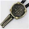 Image 1 : Mexico City, Mexico, cob 2 reales, Philip III, assayer not visible, mounted cross-side out in 14K go