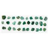 Image 1 : Lot of 30 natural emeralds, less than 1 carat each.