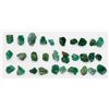 Image 1 : Lot of 30 natural emeralds, less than 1 carat each.
