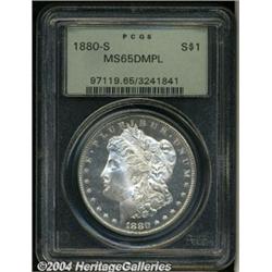 1880-S[S$1] MS65 Deep Mirror Prooflike PCGS.