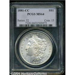 1881-CC[S$1] MS64 PCGS.
