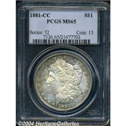 1881-CC[S$1] MS65 PCGS.