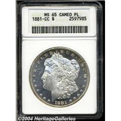 1881-CC[S$1] MS65 Cameo Prooflike ANACS.