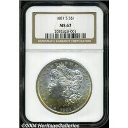 1881-S[S$1] MS67 NGC.