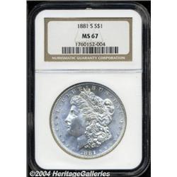 1881-S[S$1] MS67 NGC.