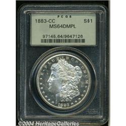 1883-CC[S$1] MS64 Deep Mirror Prooflike PCGS.