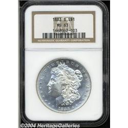 1883-S[S$1] MS63 NGC.