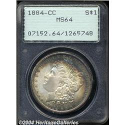 1884-CC[S$1] MS64 PCGS.