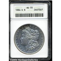 1884-S[S$1] AU55 ANACS.