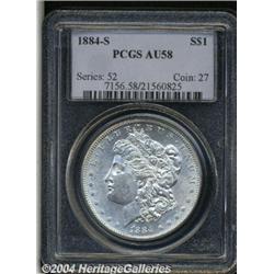 1884-S[S$1] AU58 PCGS.