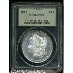 1885[S$1] MS65 Deep Mirror Prooflike PCGS.