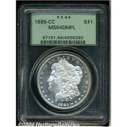 1885-CC[S$1] MS64 Deep Mirror Prooflike PCGS.