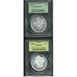 1885-O[S$1] MS62 Deep Mirror Prooflike PCGS,