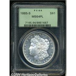 1885-S[S$1] MS64 Prooflike PCGS.