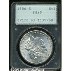 1886-S[S$1] MS63 PCGS.