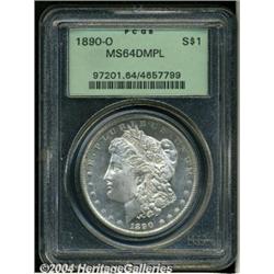 1890-O[S$1] MS64 Deep Mirror Prooflike PCGS.