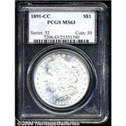 1891-CC[S$1] MS63 PCGS.