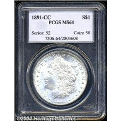 1891-CC[S$1] MS64 PCGS.