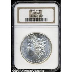 1891-S[S$1] MS65 NGC.