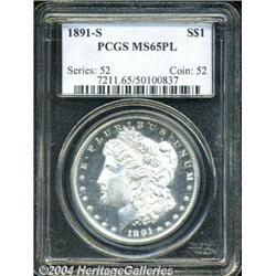 1891-S[S$1] MS65 Prooflike PCGS.